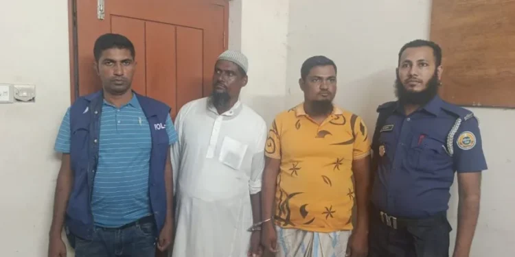 দশমিনায় চাঁদাবাজি মামলায় সহোদর দুই ভাই গ্রেফতার।