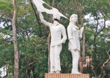 এক বছরেও সংস্কার হয়নি শাবিপ্রবির মুক্তিযুদ্ধভিত্তিক ভাস্কর্য ‘চেতনা ’৭১’