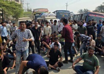 ঢাকা-সিলেট মহাসড়কে যান চলাচল বন্ধ